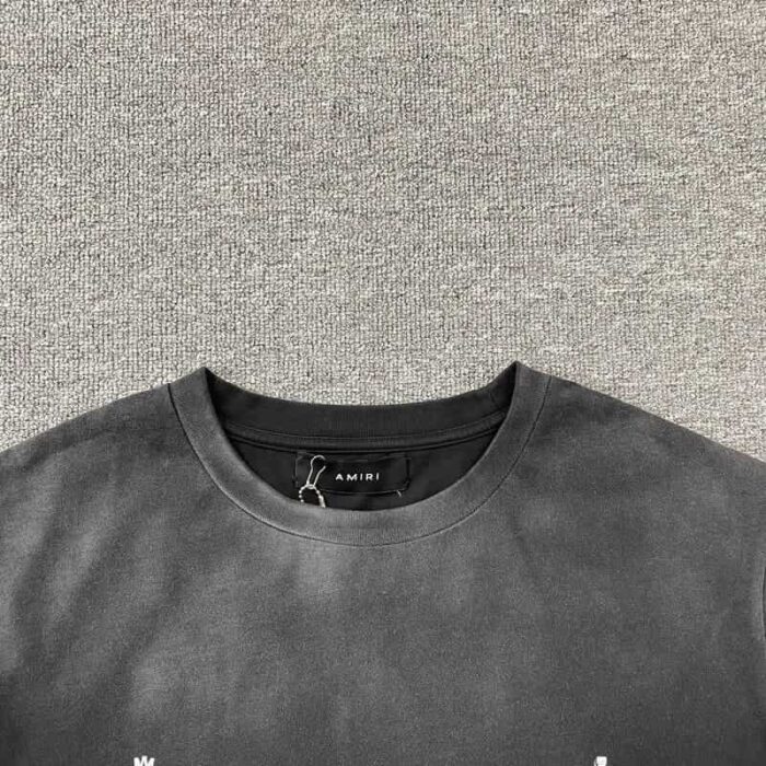 T-shirt Amiri Vintage Collegiate Black - Image 10