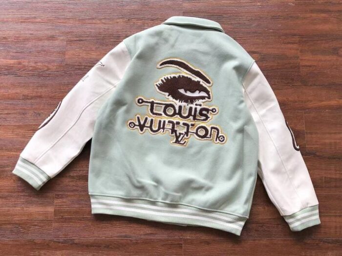Jacket Louis Vuitton Leather and Wool Varsity - Image 3