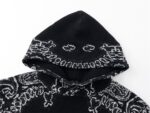 Amiri Bandana B-Ball Hoodie 'BlackGrey' - Image 5