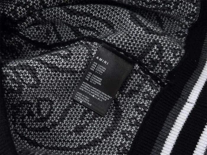 Amiri Bandana B-Ball Hoodie 'BlackGrey' - Image 8