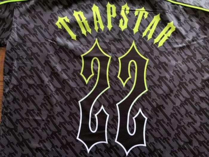 T-shirt Trapstar Football Jersey Black - Image 7