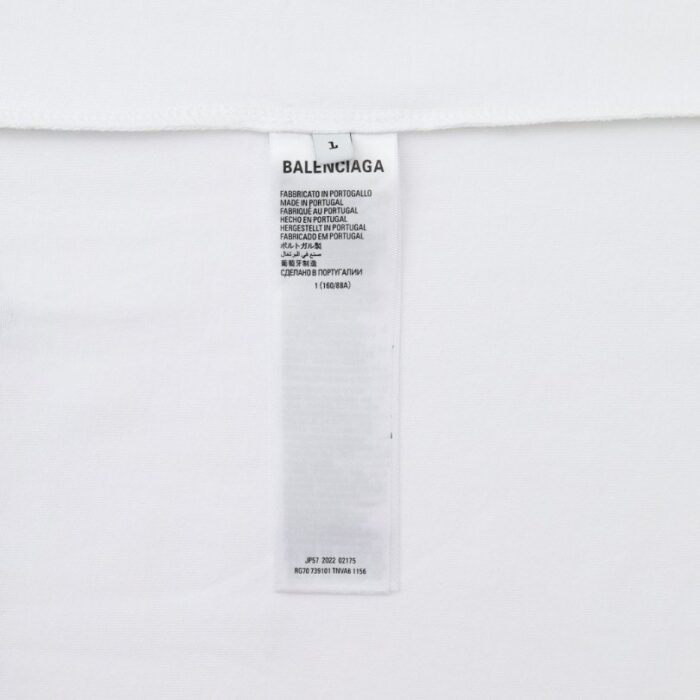 T-shirt Balenciaga x Adidas Trefoil Logo White BL004 - Image 7