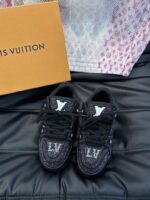 Louis Vuitton Black Crystal 'LV Trainer Maxi' - Image 2