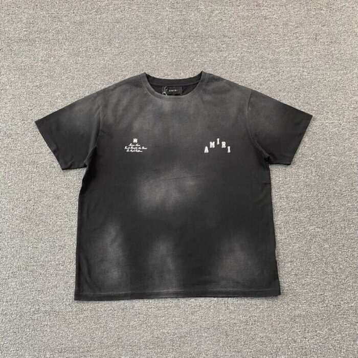 T-shirt Amiri Vintage Collegiate Black - Image 2