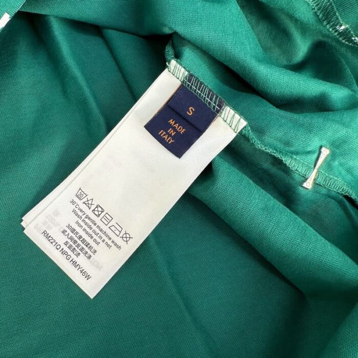 T-shirt Louis Vuitton LVSE Monogram Gradient Green - Image 9