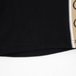 Shorts Gucci Monogram Trim Black GC054 - Image 7