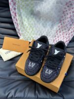Louis Vuitton Black Crystal 'LV Trainer Maxi' - Image 5