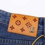 Jeans Louis Vuitton Blue Monogram Pocket Denim LV004 - Image 5