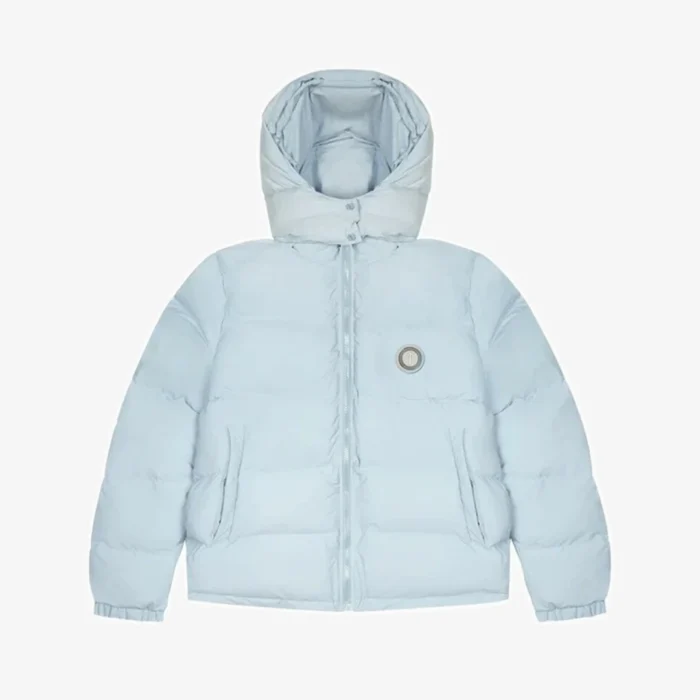 Jacket Puffer Trapstar Irongate Hooded Ice Blue - Image 4