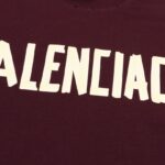 T-shirt Balenciaga Logo Double-Sided Print Oversized BL054 - Image 4