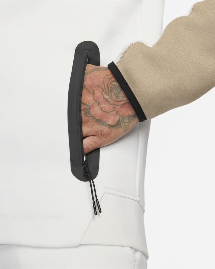 Set Nike Tech Fleece Bege/White 2023 (New Season) - Image 5