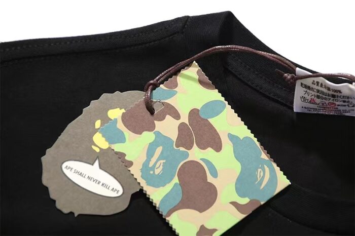 T-shirt BAPE Red Eye Face Black BP055 - Image 6