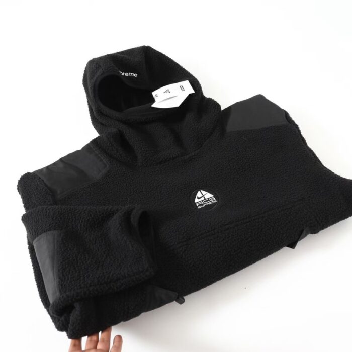 Hoodie Supreme Nike ACG Fleece Black NK004 - Image 14