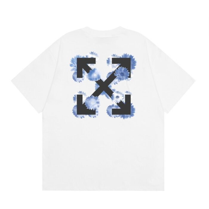 T-shirt Off-White Floral Arrows Graphic OFF024 - Image 2