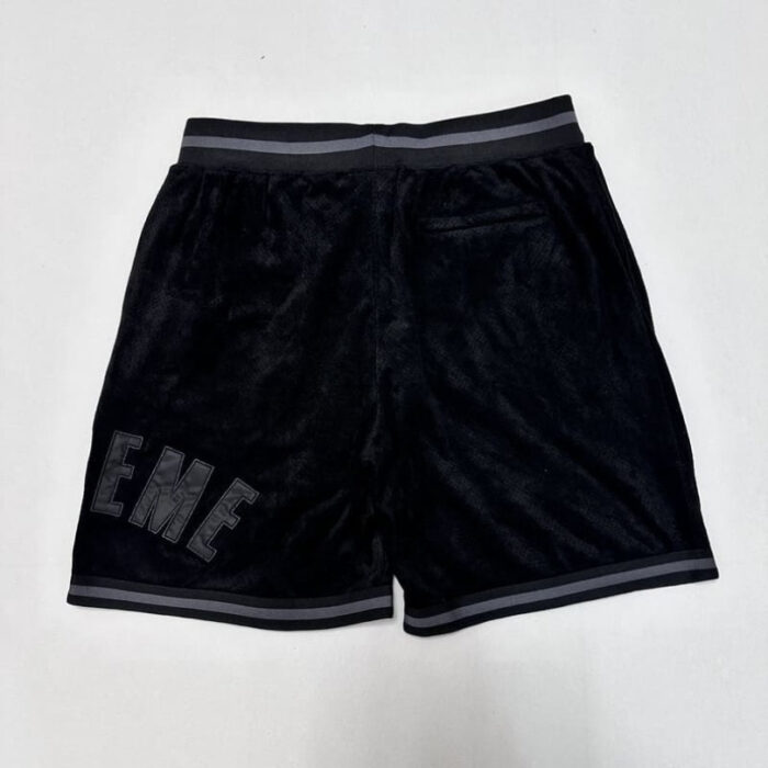 Shorts Supreme Velour Logo Embroidery SP039 - Image 4
