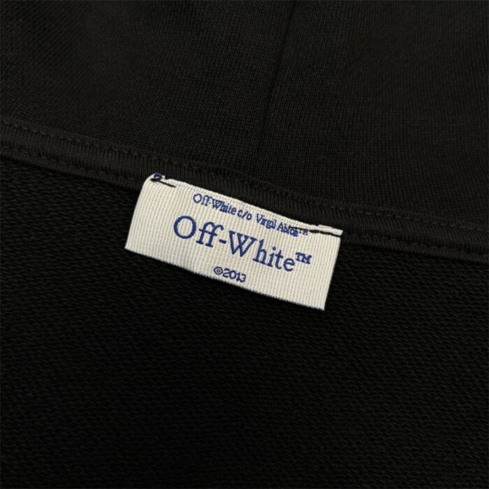 Hoodie Off-White Arrows Graphic Black OFF017 - Image 8