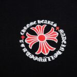 Hoodie Chrome Hearts Black Red Embroidered CH081 - Image 4