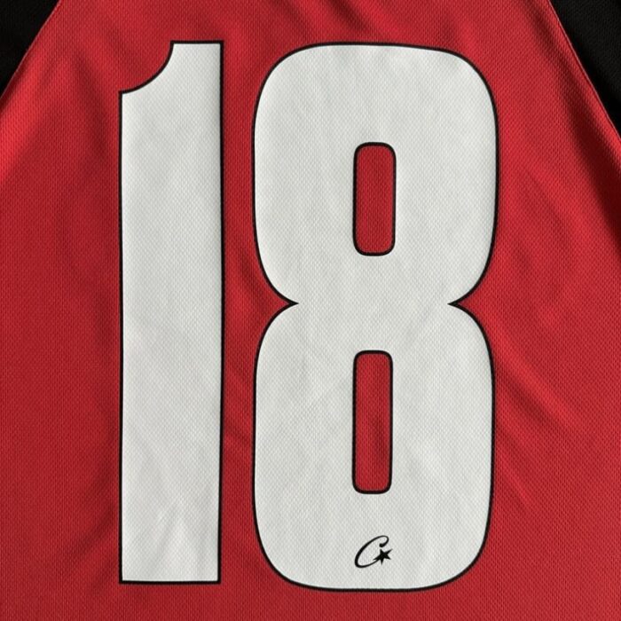 T-shirt Corteiz RTW 18 Red Jersey CZ004 - Image 8