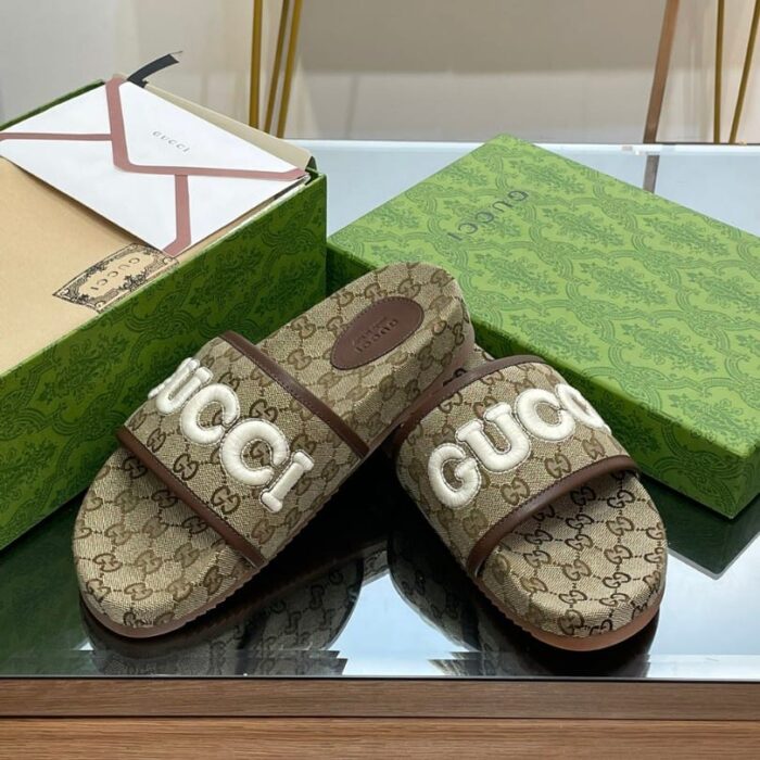 Slides Gucci Flower Retro GC137 - Image 1