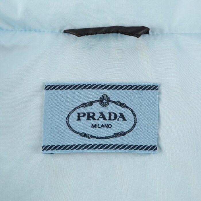 Jacket Puffer Prada Black and White PD048 - Image 11
