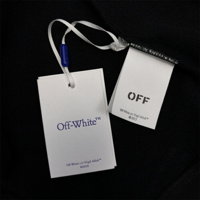 Hoodie Off-White Black Graphic OFF015 - Image 12
