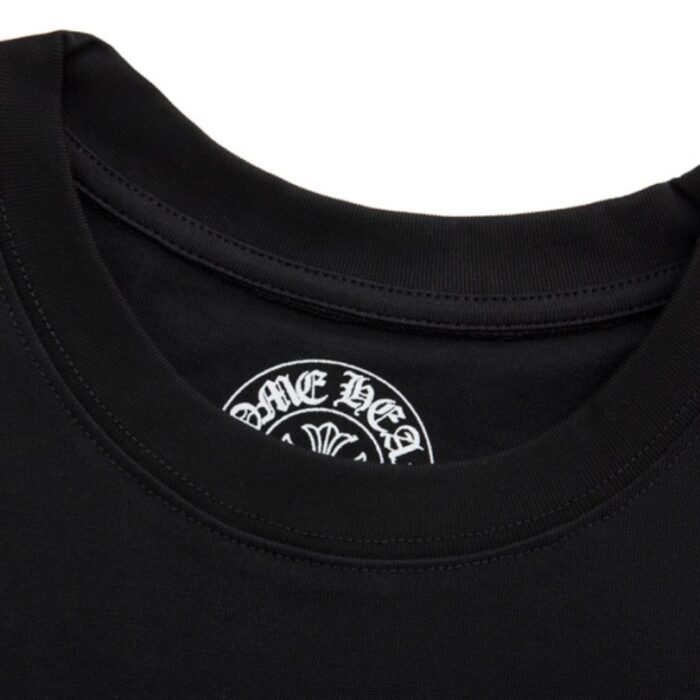 T-shirt Chrome Hearts Red Cross Crest Black CH004 - Image 10