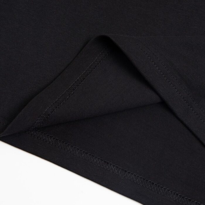 T-shirt Prada Logo Patch Black PD015 - Image 5