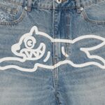 Shorts Ice Cream Running Dog Denim Shorts IC001 - Image 4
