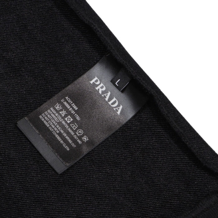 Sweatshirt Prada Milano Black Crewneck PD026 - Image 10