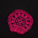 Sweatshirt Chrome Hearts Pink Horseshoe Black CH006 - Image 4