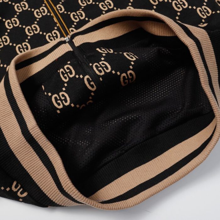 Set Tracksuit Gucci GG Monogram Black GC107 - Image 5