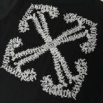 T-shirt Off-White Arrows Logo Black White OFF014 - Image 6