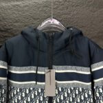 Jacket Christian Dior Monogram Hooded Puffer DO066 - Image 6