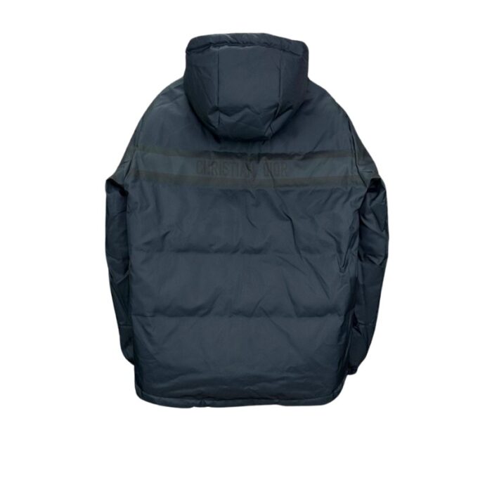 Jacket Christian Dior Monogram Hooded Puffer DO066 - Image 5