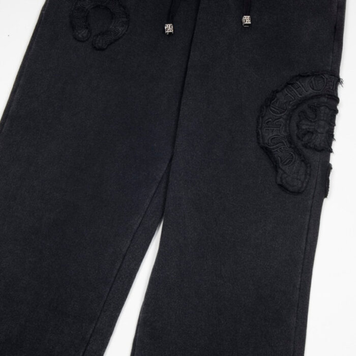Pants Denim Chrome Hearts Cross Embroidered CH069 - Image 4