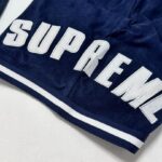Shorts Supreme Velour Stripe Logo Embroidery SP041 - Image 5