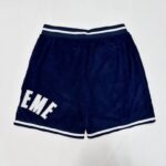 Shorts Supreme Velour Stripe Logo Embroidery SP041 - Image 4