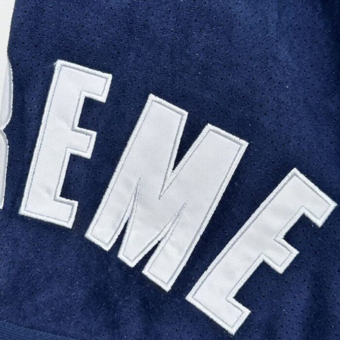 Shorts Supreme Velour Stripe Logo Embroidery SP041 - Image 8