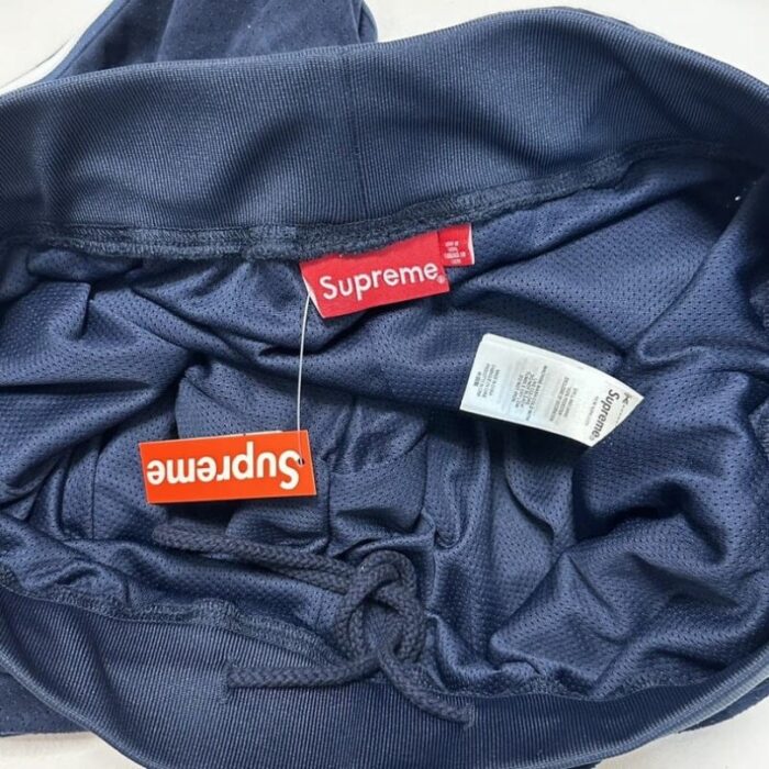 Shorts Supreme Velour Stripe Logo Embroidery SP041 - Image 9