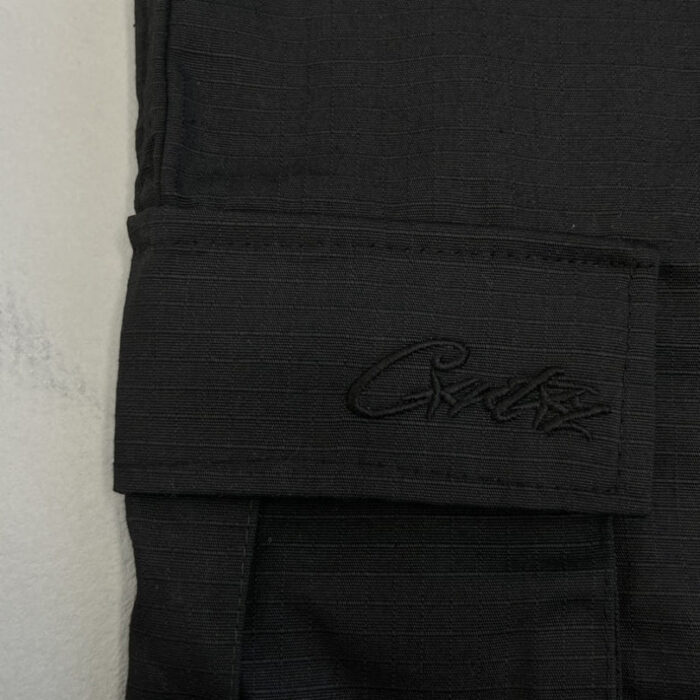 Shorts Cargo Corteiz Guerillaz Black Edition CZ005 - Image 7