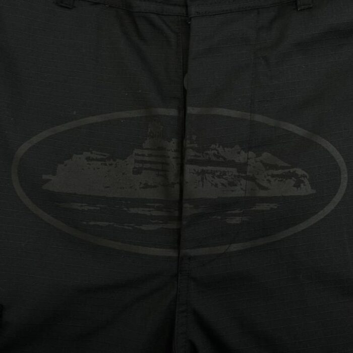 Shorts Cargo Corteiz Guerillaz Black Edition CZ005 - Image 5