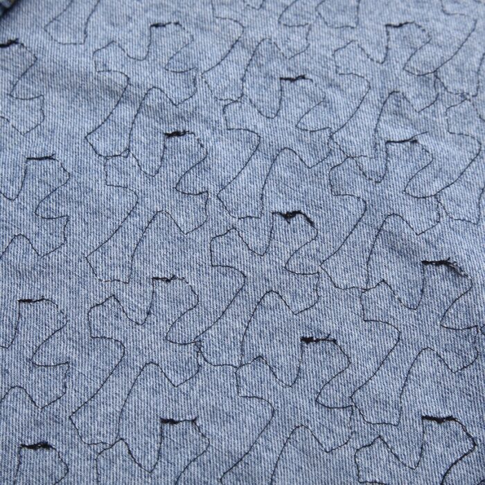 Denim Jacket Chrome Hearts Cross Patch CH052 - Image 13