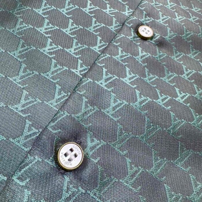 Set Louis Vuitton LV Monogram Shirt & Shorts LV079 - Image 13