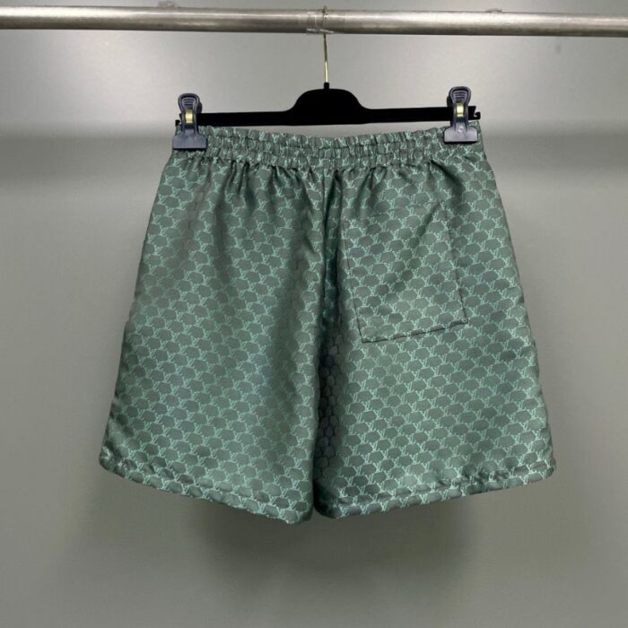 Set Louis Vuitton LV Monogram Shirt & Shorts LV079 - Image 10
