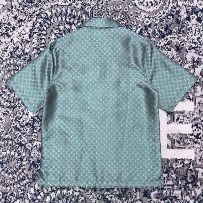 Set Louis Vuitton LV Monogram Shirt & Shorts LV079 - Image 5