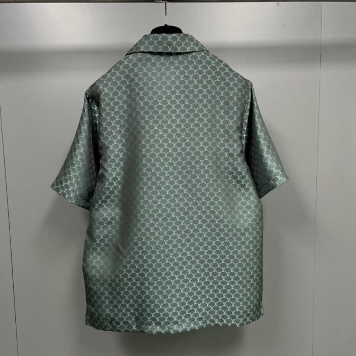 Set Louis Vuitton LV Monogram Shirt & Shorts LV079 - Image 9
