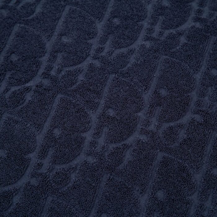 T-shirt Christian Dior Embossed Monogram Navy DO051 - Image 4