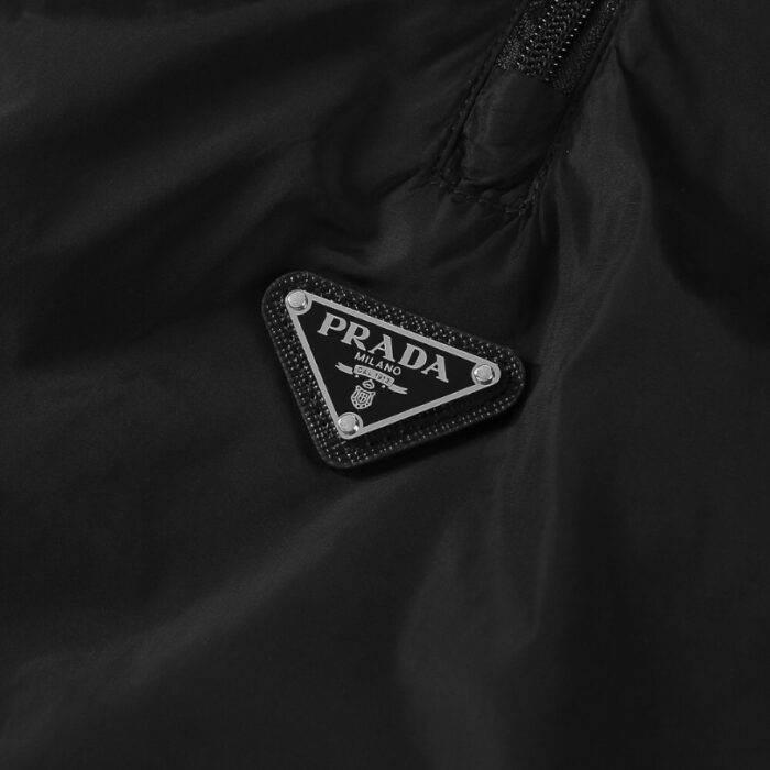 Jacket Prada Triangle Logo Black PD024 - Image 4