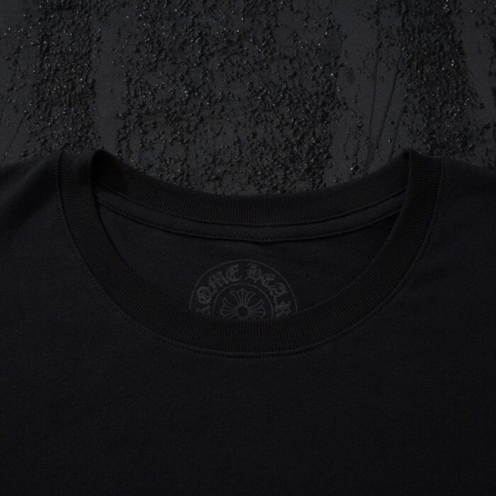 T-shirt Chrome Hearts Black Yellow Logo CH010 - Image 6