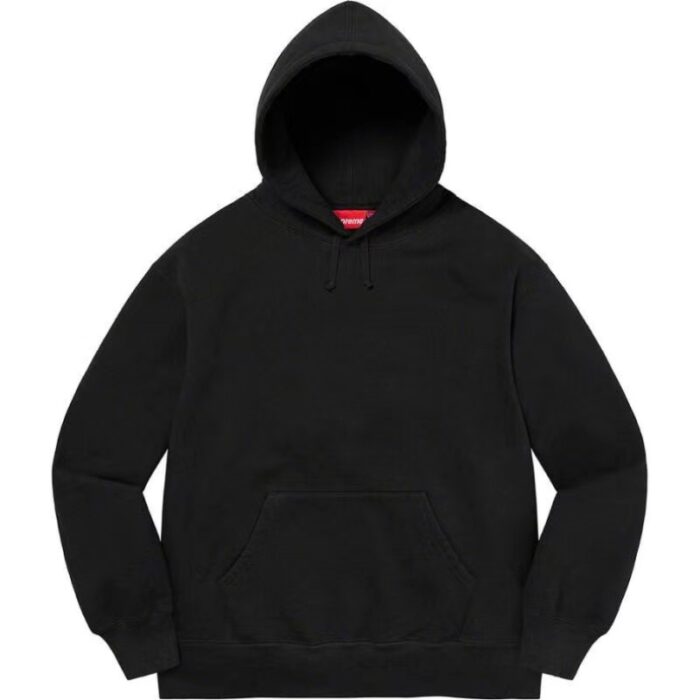 Hoodie Supreme satin-appliqué "Grey" SP066 - Image 5